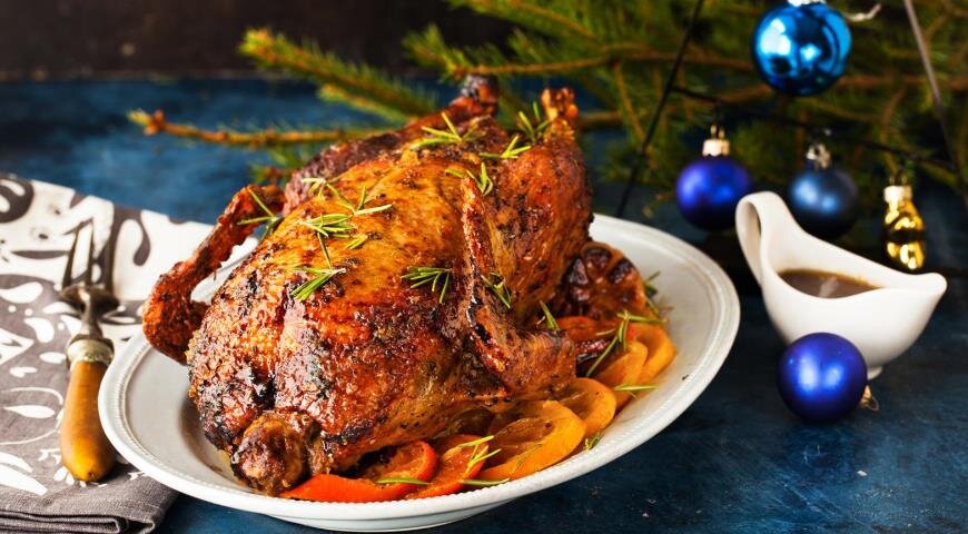 Праздничная утка с цитрусовым акцентом