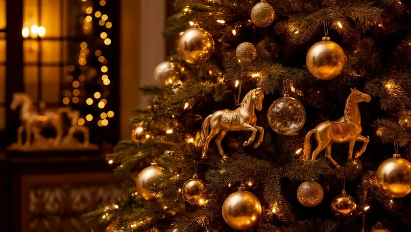 Елка в год Лошади: как создать уникальный и наполненный смыслом декор