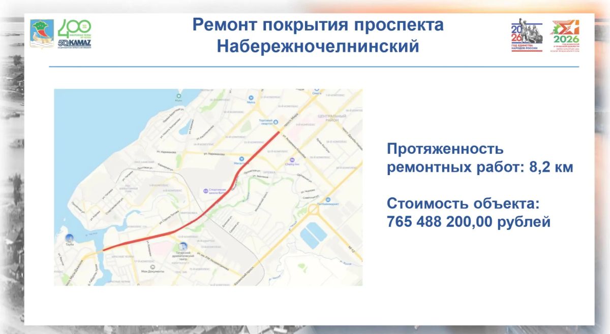 Где этим летом пройдёт капитальный ремонт дорог в Набережных Челнах? Где этим летом пройдёт капитальный ремонт дорог в Набережных Челнах?