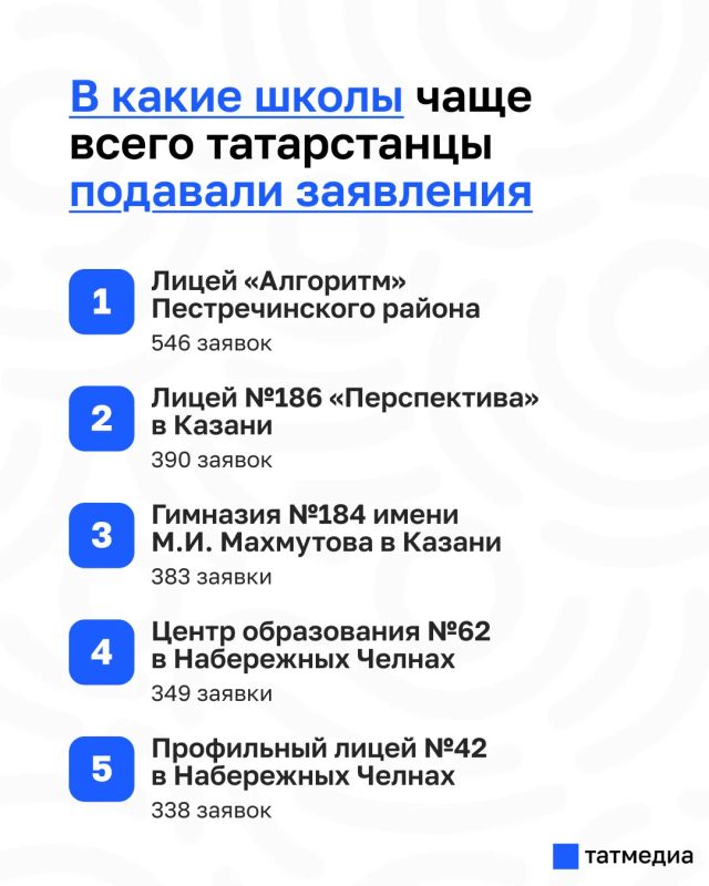 Татарстанцы подали более 40 тысяч заявлений в первый класс через «Госуслуги»