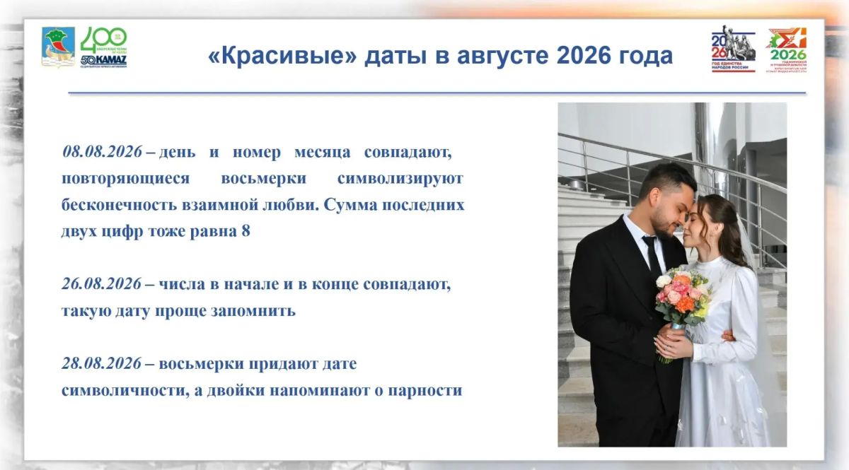 Cвадебный ураган: в Челнах в самые красивые даты июня поженились 186 пар Cвадебный ураган: в Челнах в самые красивые даты июня поженились 186 пар