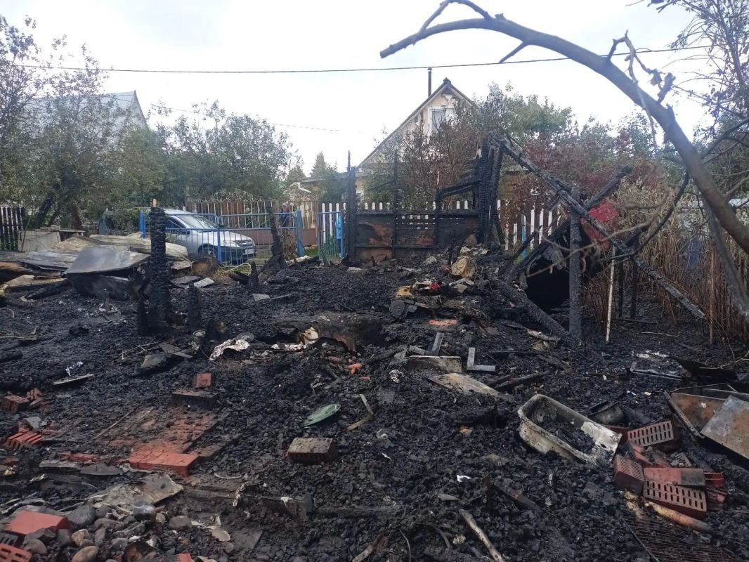 Утренний пожар повредил три дачных дома под Челнами Утренний пожар повредил три дачных дома под Челнами