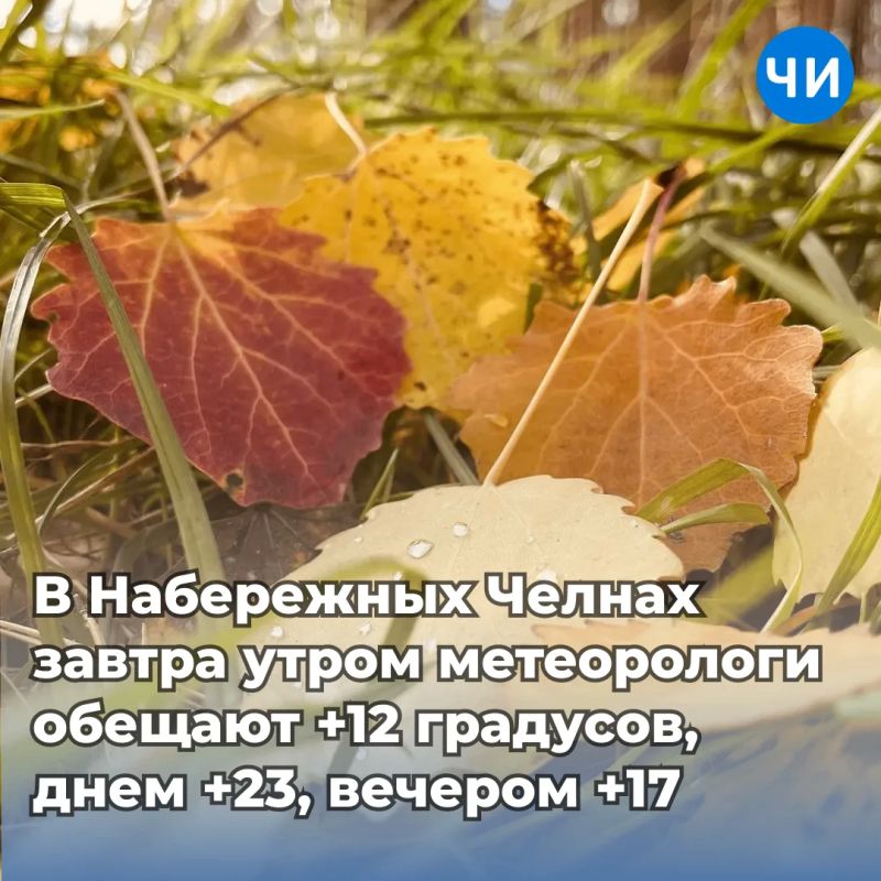 Солнечный день и +23 градуса обещают завтра в Челнах Солнечный день и +23 градуса обещают завтра в Челнах