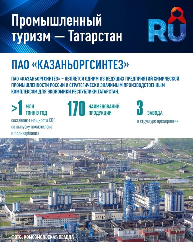 Татарстан — один из крупнейших промышленных регионов России Татарстан — один из крупнейших промышленных регионов России