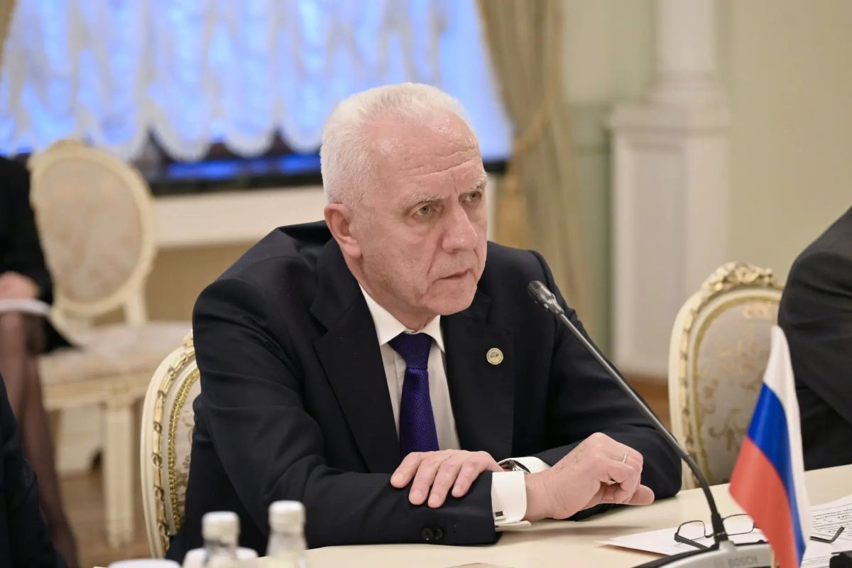 Александр Гуцан в ходе встречи с Генсеком ШОС Нурланом Ермекбаевым подчеркнул важность укрепления сотрудничества в рамках деятельности международных организаций Александр Гуцан в ходе встречи с Генсеком ШОС Нурланом Ермекбаевым подчеркнул важность укрепления сотрудничества в рамках деятельности международных организаций